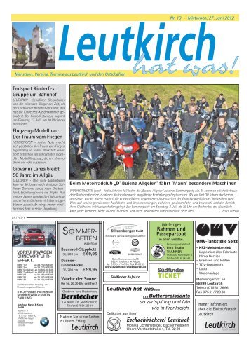 Leutkirch hat was 27.06.2012