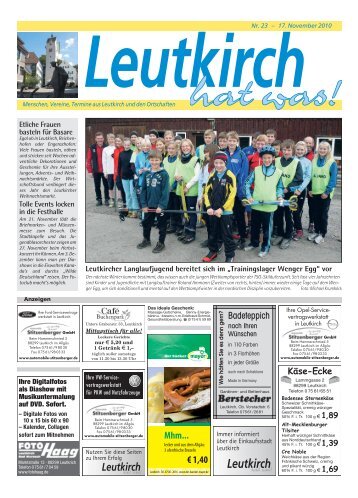 Leutkirch hat was 17.11.2010