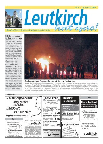 Leutkirch hat was 25.02.2009