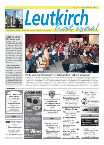 Leutkirch hat was 18.11.2009