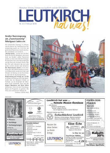 Leutkirch hat was 07.02.2018