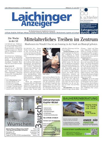 Laichinger Anzeiger 12.06.2019