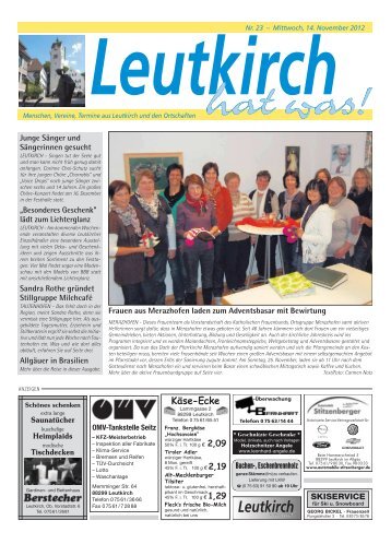 Leutkirch hat was 14.11.2012