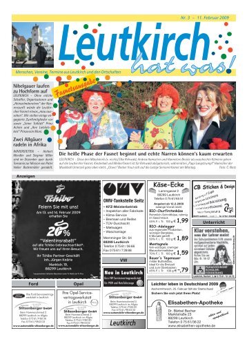 Leutkirch hat was 11.02.2009