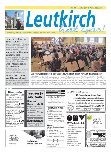 Leutkirch hat was 04.11.2015