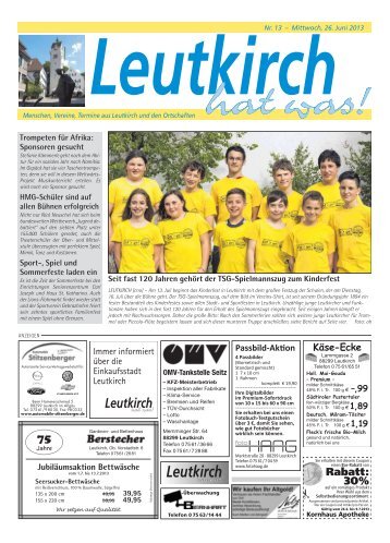 Leutkirch hat was 26.06.2013