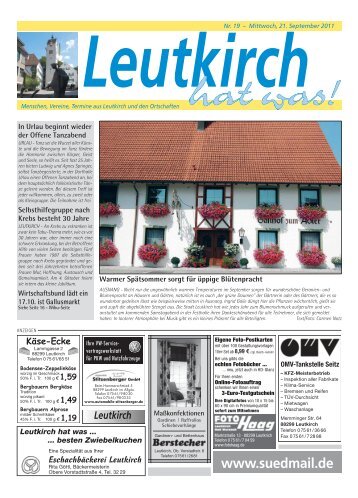 Leutkirch hat was 21.09.2011