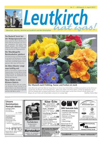 Leutkirch hat was 03.04.2013