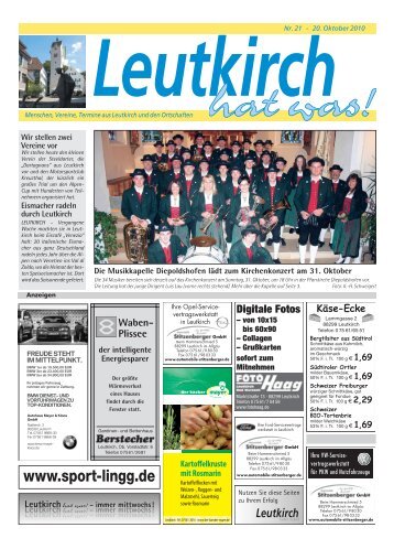 Leutkirch hat was 20.10.2010