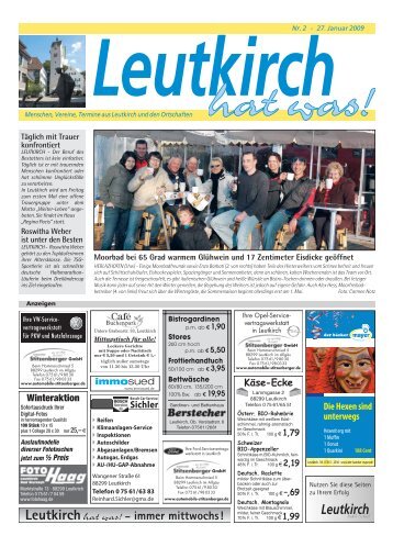 Leutkirch hat was 27.01.2010
