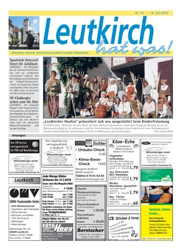 Leutkirch hat was 14.07.2010