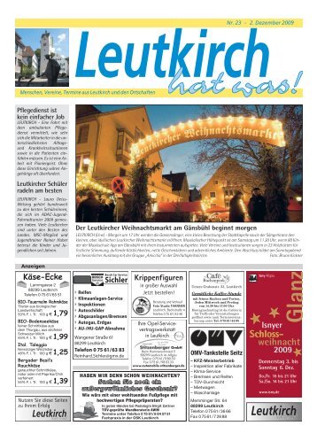 Leutkirch hat was 02.12.2009