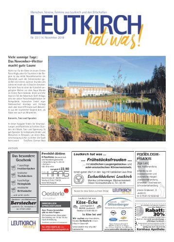 Leutkirch hat was 14.11.2018