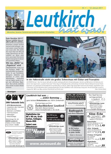 Leutkirch hat was 12.01.2011