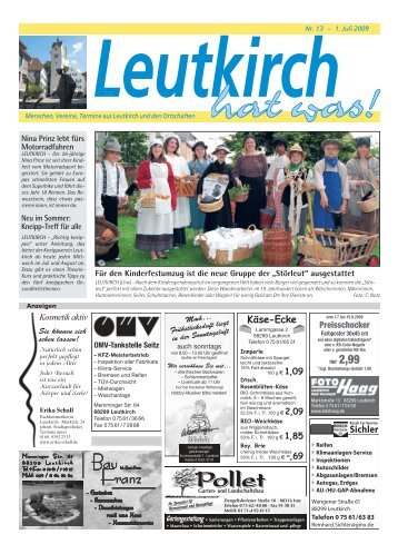 Leutkirch hat was 01.07.2009