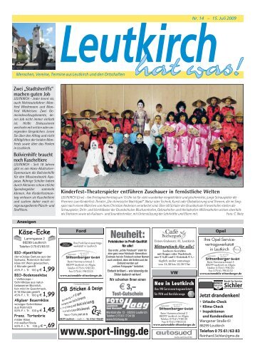 Leutkirch hat was 15.07.2009