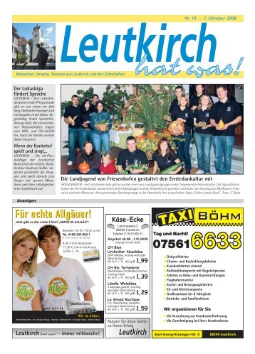 Leutkirch hat was 01.10.2008