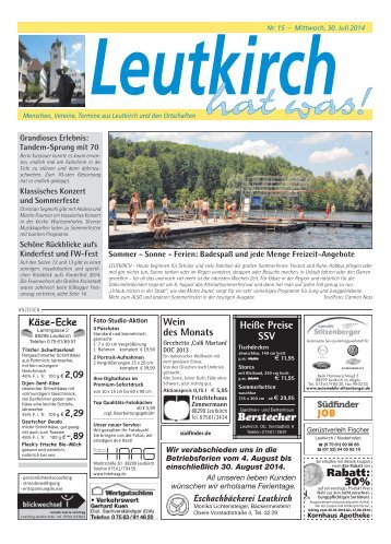 Leutkirch hat was 30.07.2014