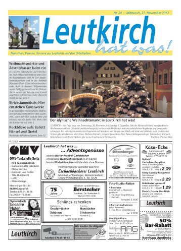Leutkirch hat was 27.11.2013