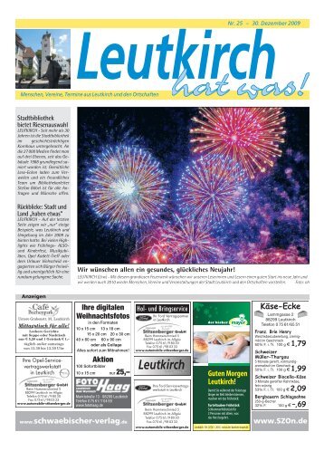 Leutkirch hat was 30.12.2009