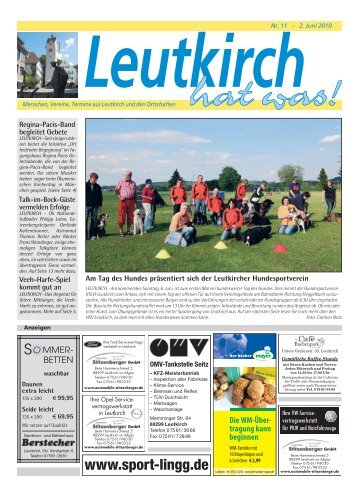 Leutkirch hat was 02.06.2010