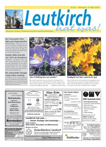 Leutkirch hat was 12.03.2014