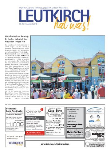 Leutkirch hat was 08.08.2018
