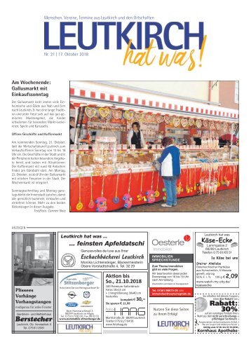 Leutkirch hat was 17.10.2018