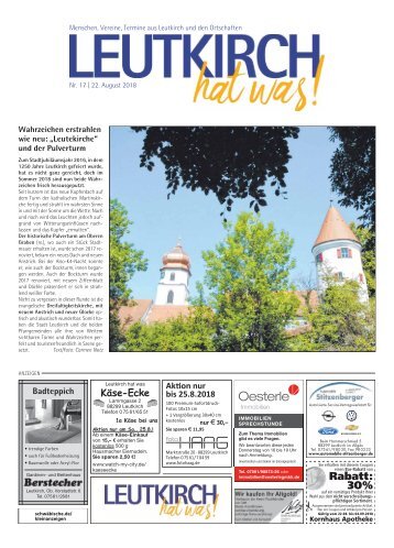 Leutkirch hat was 22.08.2018