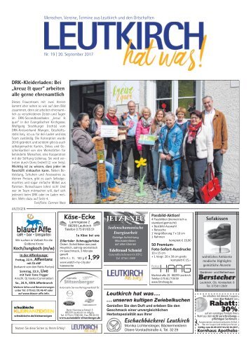 Leutkirch hat was 20.09.2017