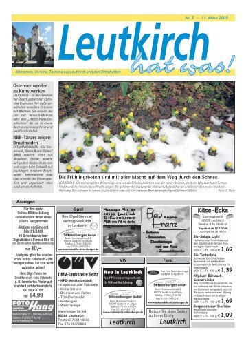 Leutkirch hat was 11.03.2009