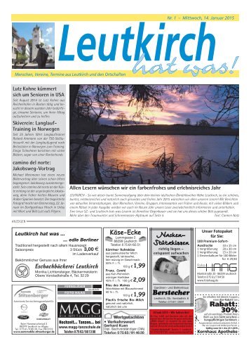 Leutkirch hat was 14.01.2015