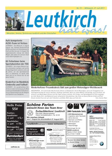 Leutkirch hat was 27.07.2011