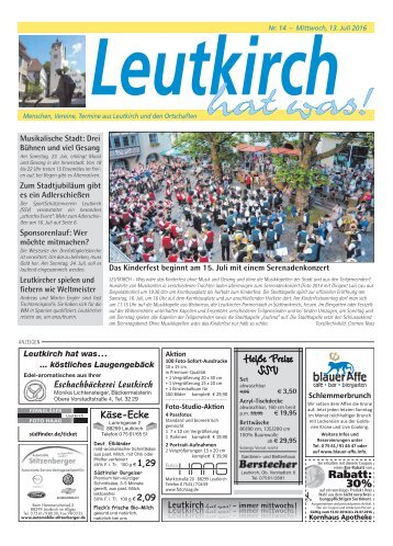 Leutkirch hat was 13.07.2016