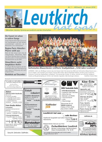 Leutkirch hat was 13.01.2016