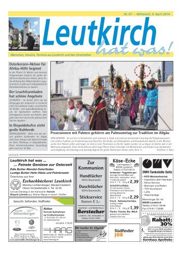 Leutkirch hat was 09.04.2014