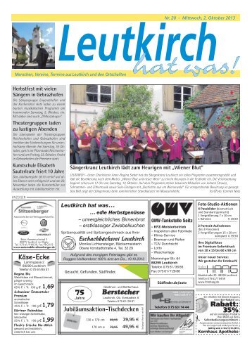 Leutkirch hat was 02.10.2013