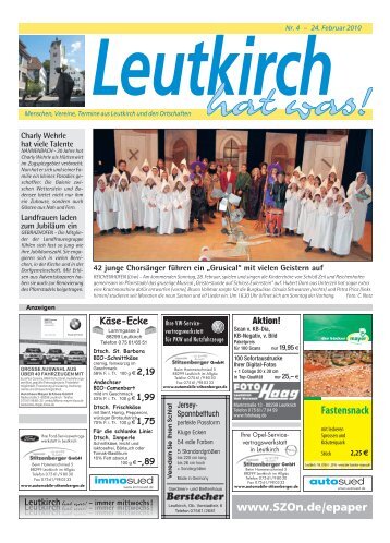 Leutkirch hat was 24.02.2010