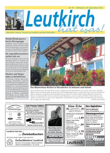 Leutkirch hat was 19.09.2012