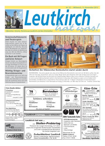 Leutkirch hat was 13.11.2013