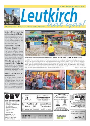 Leutkirch hat was 07.08.2013