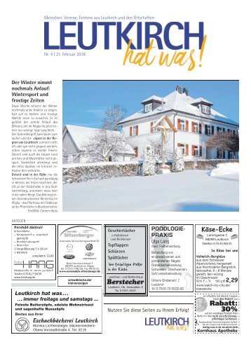 Leutkirch hat was 21.02.2018