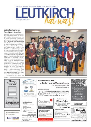 Leutkirch hat was 16.05.2018