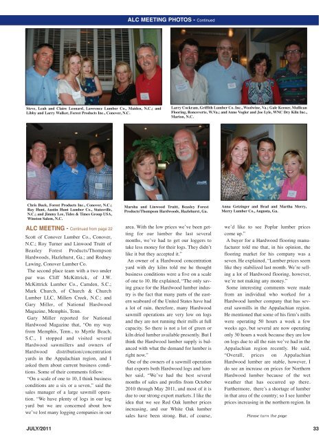 National Hardwood Magazine - July 2011