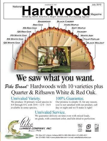 National Hardwood Magazine - July 2010