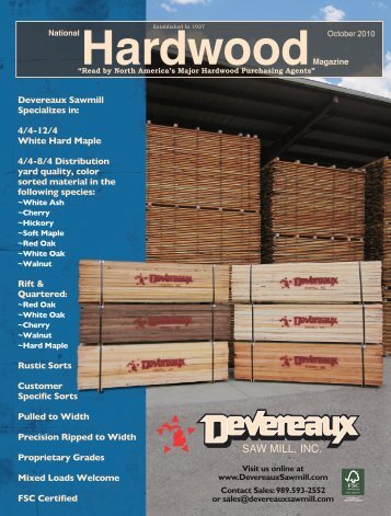 National Hardwood Magazine - October 2010