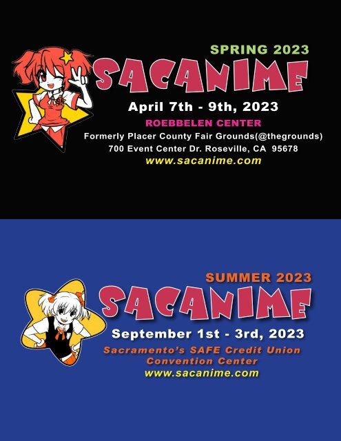 SacAnime Winter 2023 Program Book