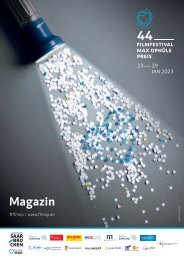 Programmmagazin des 44. Filmfestival Max Ophüls Preis 2023