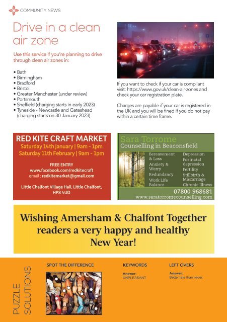 Amersham and Chalfonts Together January February 2023