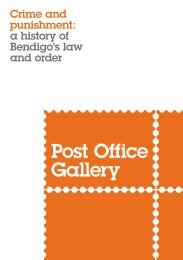 Crime and punishment: a history of Bendigo's law and order
